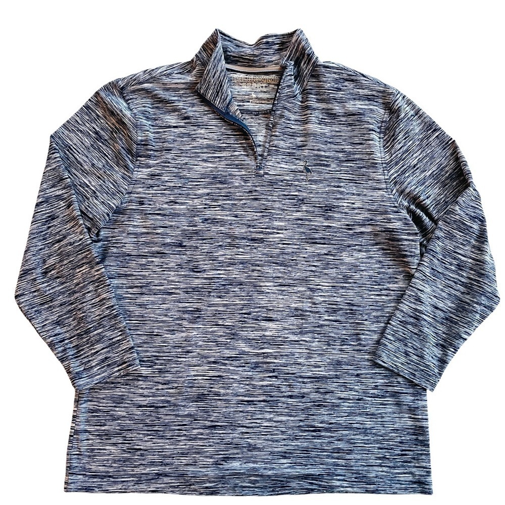 Tailorbyrd Sport Space Dye Performance 1/4 Zip Pullover Shirt Sz XL